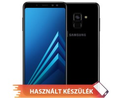 Használt mobiltelefon  Samsung Galaxy A8 (2018) SM-A530F 4/32GB fekete DUAL SIM kártyafüggetlen 0001568